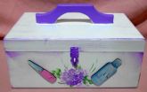 caixa de manicure de mdf