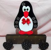 porta guardanapo mdf pinguin