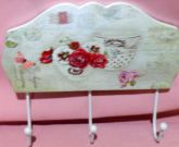 cabides decorados com 3 ganchos