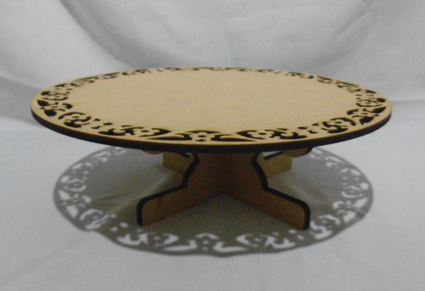 porta bolo e doce mdf provençal