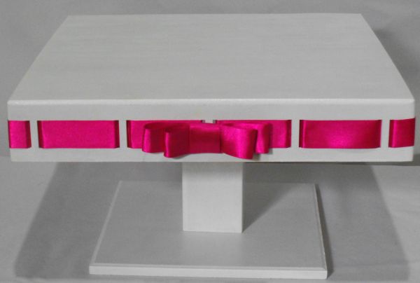 porta bolo e doce em mdf passa fita