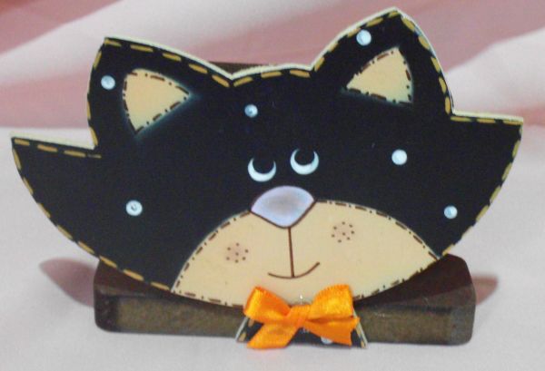 porta guardanapo gatinho de mdf